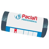 Мешки для мусора 60 л, черные, в рулоне 50 шт., ПНД, 6,2 мкм, 800х600 мм, PACLAN Professional, 604078 в Кузнецке