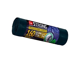 Мешки для мусора 160 л, двухслойные, синие, в рулоне 10 шт., ПВД, 30 мкм, 1100х800 мм, GRIFON SUPER POWER , 101-092 в Кузнецке