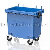 Мусорный контейнер 770 л голубой без крышки 770 голубой в Кузнецке