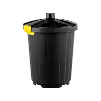 Мусорный бак с крышкой на колесах 105 л темно-серый 105 темно-серый в Кузнецке Мусорный бак с крышкой на колесах 105 л темно-серый 105 темно-серый в Кузнецке