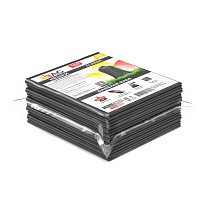 Мешки для мусора 160 л, серые, в пачке 10 шт., ПВД, 40 мкм, 900х1100 мм, i-Bag в Кузнецке