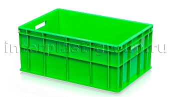 Ящик для молока, мяса, овощей и фруктов сплошной светло-зеленый в Кузнецке