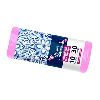 Мешки для мусора 10 л, розовые, в рулоне 30 шт., ПНД, 8 мкм, 470х360 мм, Узоры Чистоты, МУ3582 (МГ-10роз) в Кузнецке Мешки для мусора 10 л, розовые, в рулоне 30 шт., ПНД, 8 мкм, 470х360 мм, Узоры Чистоты, МУ3582 (МГ-10роз) в Кузнецке