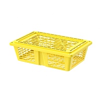 Ящик продуктовый универсальный желтый в Кузнецке