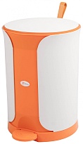 Контейнер для мусора Sтилъ с педалью 7 л оранжевый 7 оранжевый в Кузнецке