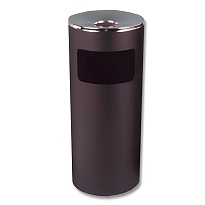 Урна металлическая с пепельницей, Титан, 29 л, черная, оцинкованная сталь в Кузнецке