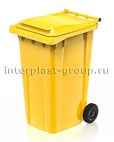 Контейнер для мусора 240 л желтый облегченный 240 желтый в Кузнецке Контейнер для мусора 240 л желтый облегченный 240 желтый в Кузнецке
