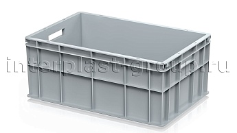 Ящик для молока, мяса, овощей и фруктов сплошной серый в Кузнецке