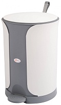 Контейнер для мусора Sтилъ с педалью 7 л серый 7 серый в Кузнецке Контейнер для мусора Sтилъ с педалью 7 л серый 7 серый в Кузнецке